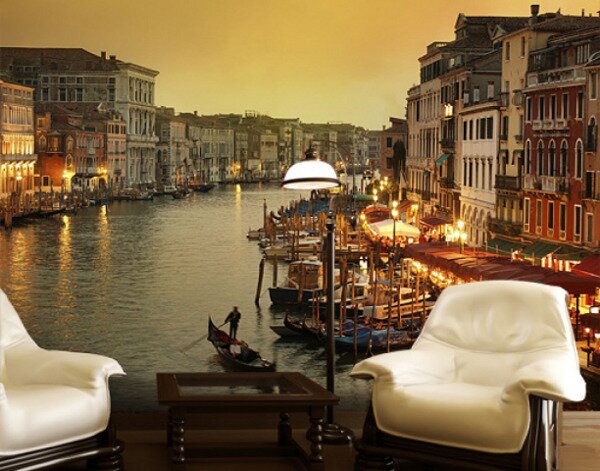 Фотообои с 3D эффектом с видом Венеции